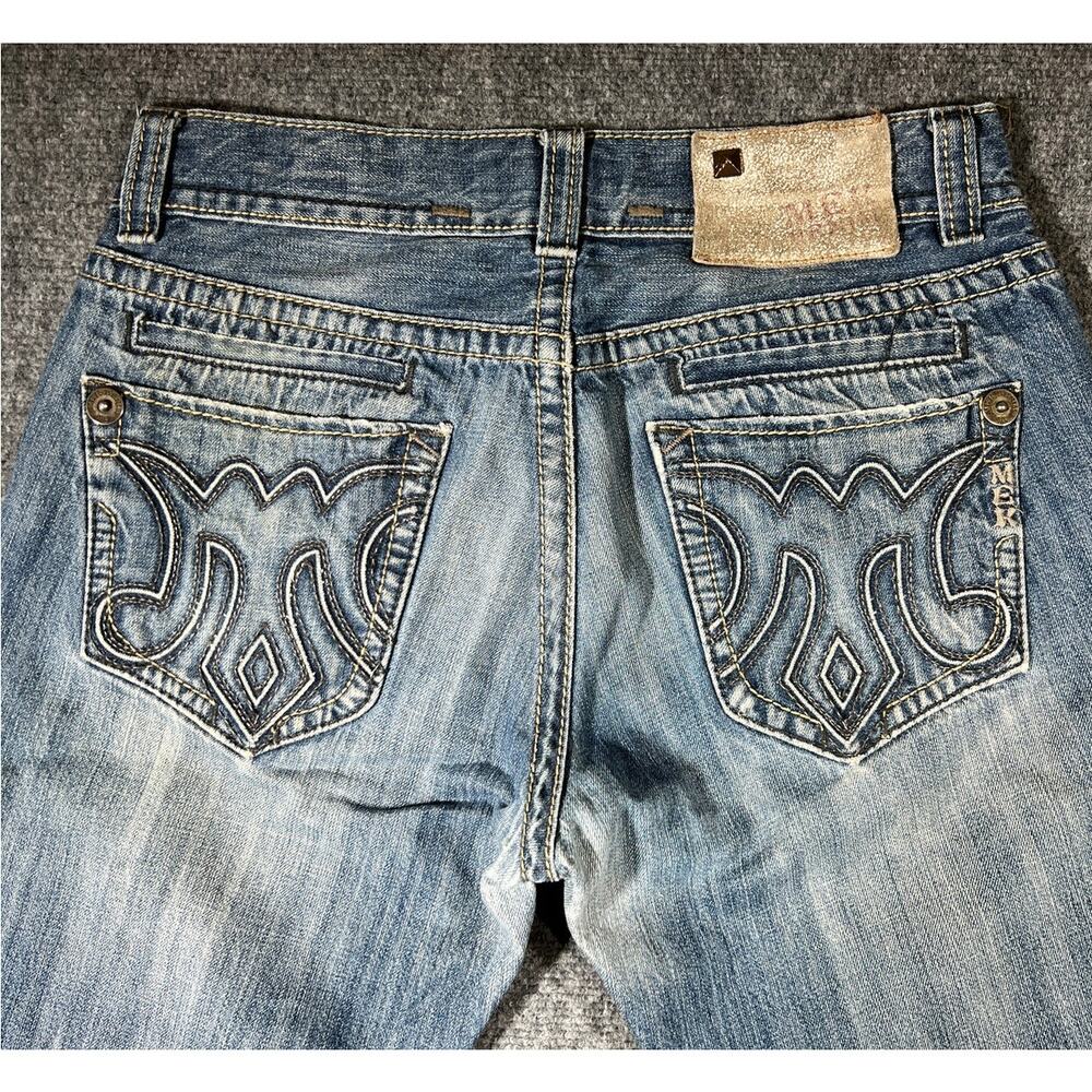 Y2K MEK Denim Denver Straight Embroidered Jeans 34x34